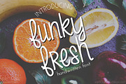 funky fresh- handwritten font, a Script Font by Sabrina Schleiger Design (Thumbnail 1 of 2)