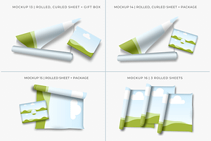 Gift Wrap Mockup Set For Canva