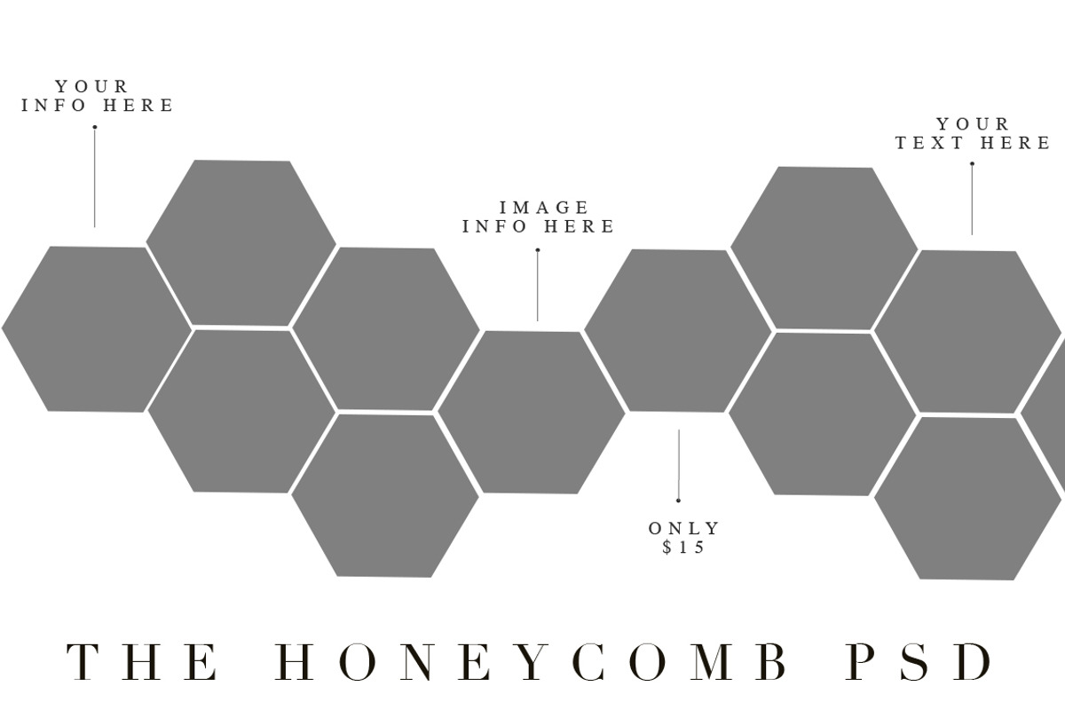 PSD Honeycombe Template, a Presentation Template by JanaBishopCollection (Photo 3 of 6)