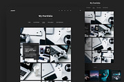 Naomi Dark - Blog & Portfolio PSD, a Websites & App Template by FreshPixels (Thumbnail 5 of 9)