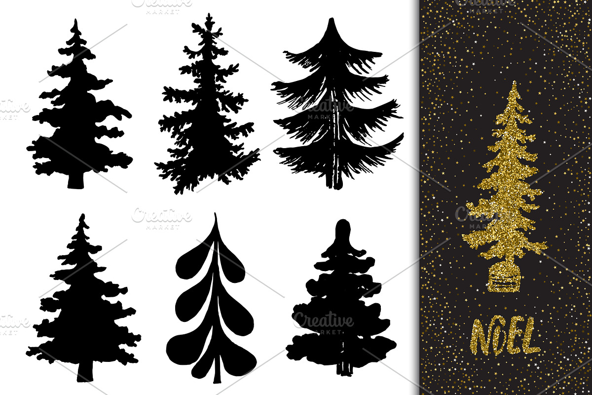 Christmas Procreate Stamp Brushes, a Brush Add-On by OlgaRom (Photo 6 of 16)