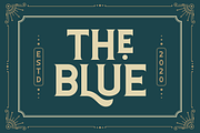 The Blue Font, a Font by Pen Culture (Thumbnail 1 of 7)