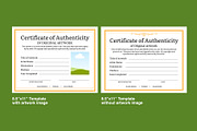 Certificate of Authenticity Template, a Presentation Template by Spark Design (Thumbnail 2 of 2)