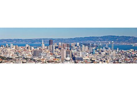 Panoramic cityscape of San Francisco, an Architecture Photo by sborisov
