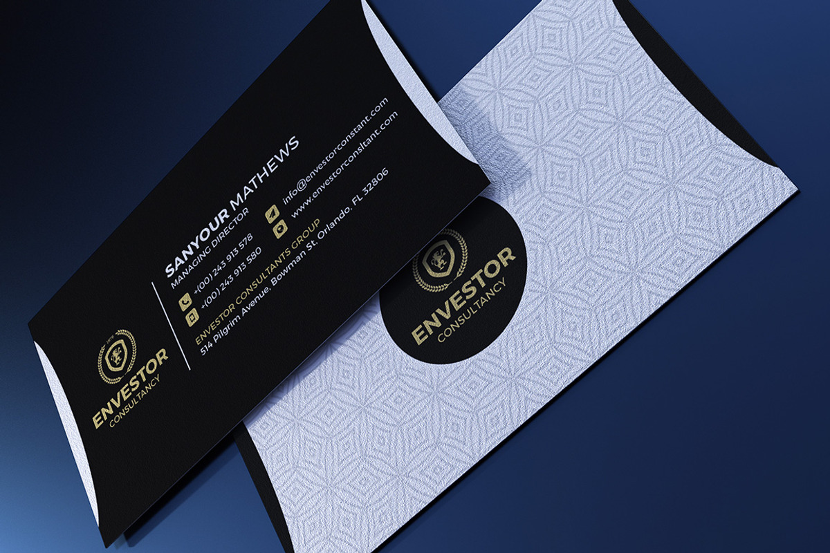 100 Modern Business Card Bundle, a Business Card Template by GraphicsEgg (Photo 46 of 102)