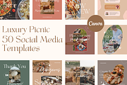 Instagram Templates - Luxury Picnics, a Social Media Template by Parrot Designs (Thumbnail 1 of 8)