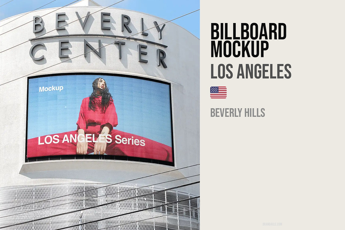 Los Angeles Billboard Mockup PSD, an Advertising Mockup by Brandacle Mockups (Photo 4 of 10)