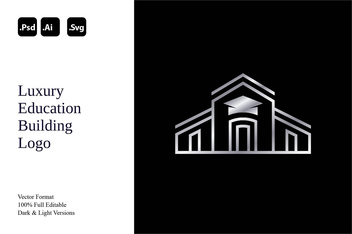 Luxury Education Building Logo, a Branding & Logo Template by Luxury Logos (Photo 1 of 4)