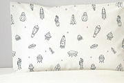 Spaceships set + pattern, an Illustration by YuliaBiser (Thumbnail 2 of 6)