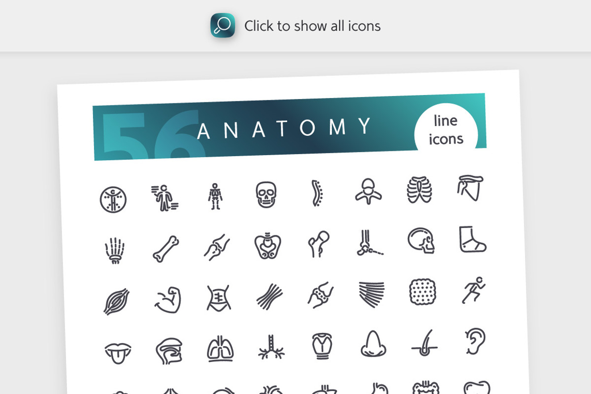 Health 700+ Line Icons Bundle, an Outline Icon by Voysla's Shop (Photo 2 of 8)