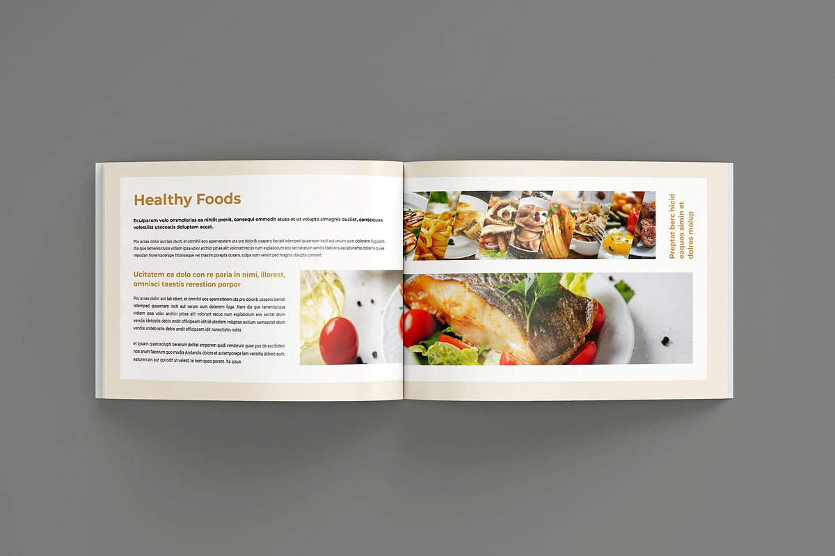 Recipe Book &Cooking Magazine Layout, a Magazine Template by Seeing-art (Photo 4 of 10)