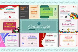 Certificate With Elegant Design, a Stationery Template by MRI STUDIO