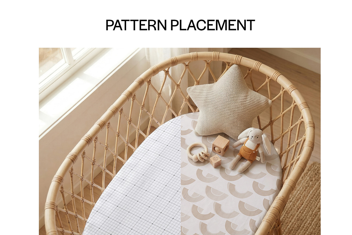 Baby Crib Sheet Mockup Boho PSD, a Household Mockup by 1001 mockups (Photo 3 of 11)