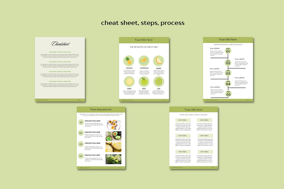 Nutrition Coach eBook Template, a Magazine Template by Deepa Template Studio (Photo 12 of 13)