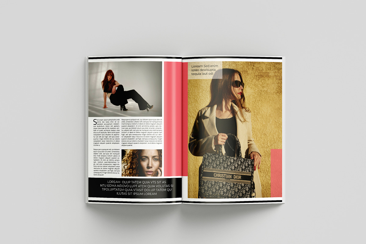 Fashion Magazine Template, a Brochure Template by Template Shop (Photo 18 of 22)