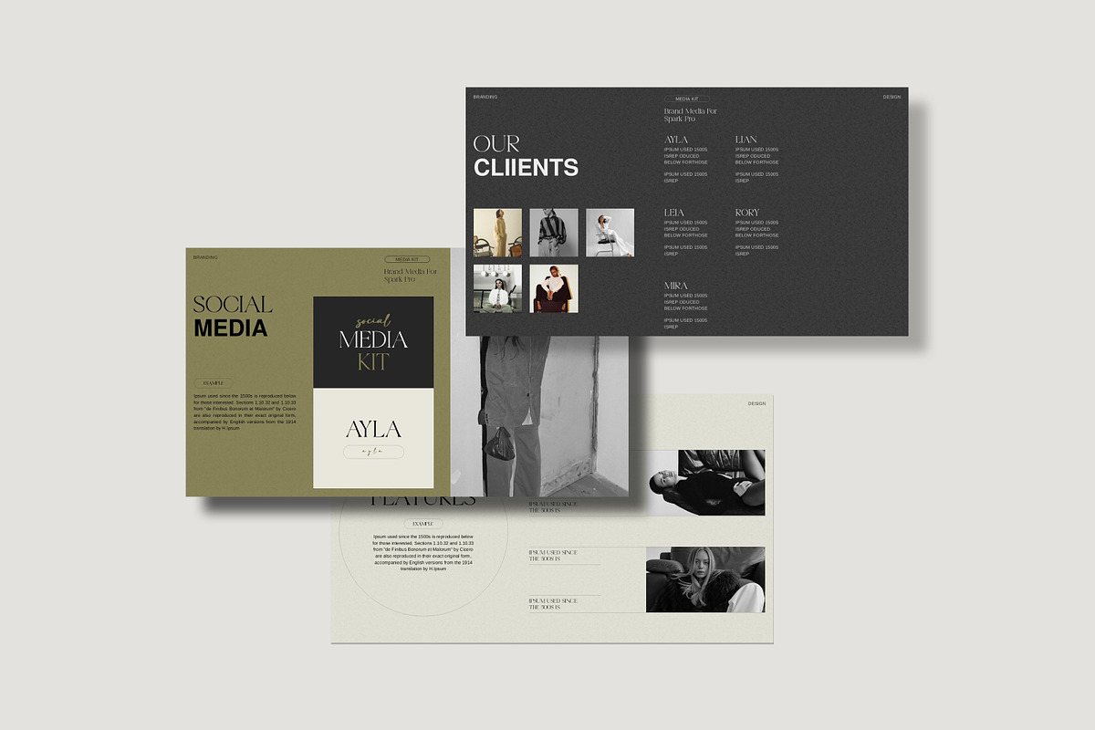 Media Kit Presentation Template preview 2