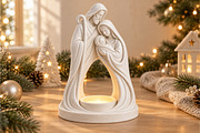 Christian Nativity Candle Holder STL, a Characters & Person 3D Model by Layerology (Thumbnail 2 of 3)