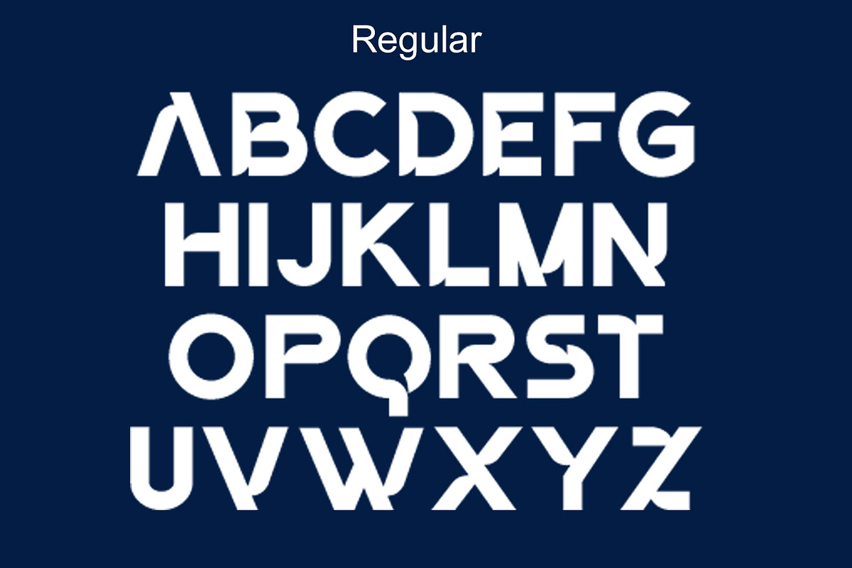 Neo Royken Font | Modern Futuristic, a Sans Serif Font by WhymoreArt (Photo 4 of 8)