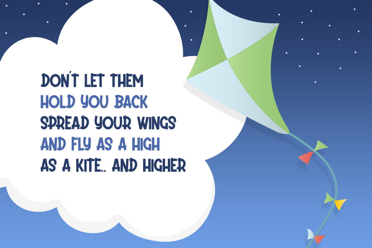 Daydream Kids Font preview 4