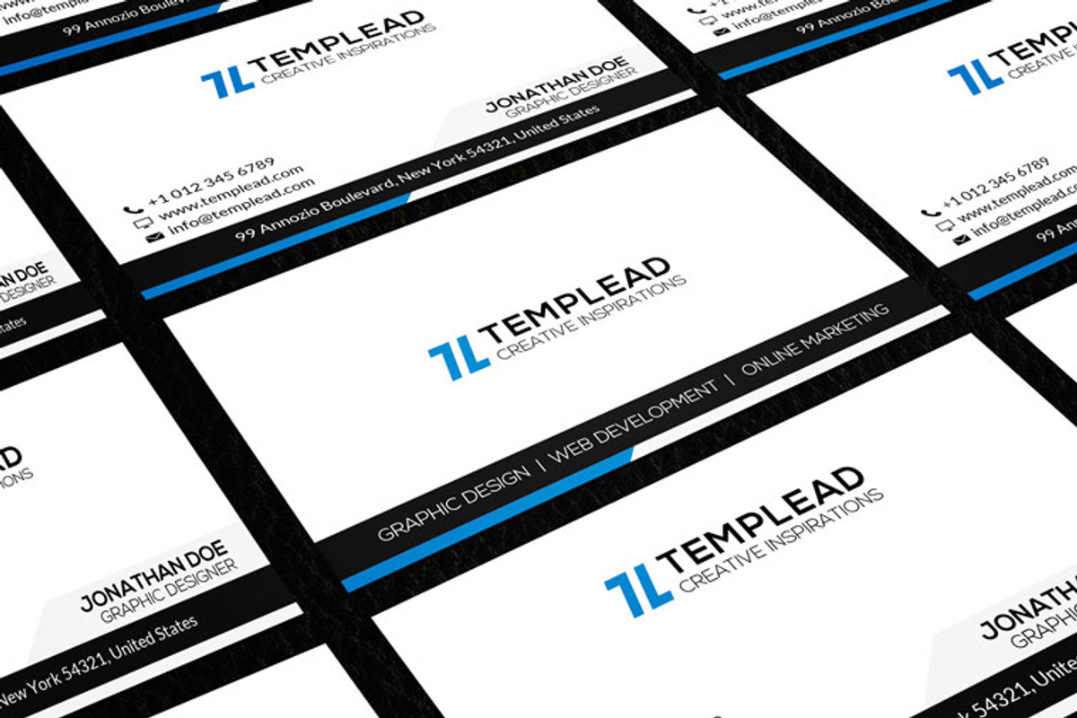 Corporate Business Card CM106, a Business Card Template by annozio (Photo 4 of 4)