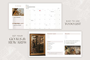 Notion Template Light Academia, a Templates & Theme by AestheticOrganizer (Thumbnail 5 of 9)