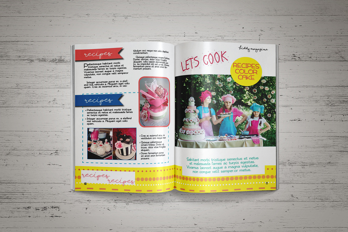 Cake Kid Magz, a Magazine Template by Oktiva (Photo 4 of 7)