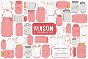 Coral Jar Vectors & Clipart, an Illustration by Amanda Ilkov