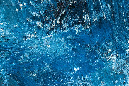 Abstract blue paint strokes on the background containing paint, texture, and, an Abstract Photo by ruslan117