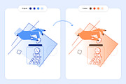 Handsy Finance illustrations, a Finance Illustration by Welovegraphics (Thumbnail 5 of 7)