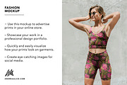 Fashion Mockup Women's Activewear 02, an Apparel Mockup by Andrea Muller (Thumbnail 3 of 7)
