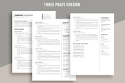 Simple Resume Template | CV Template, a Resume Template by aivos (Thumbnail 3 of 5)
