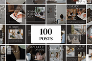 Dark Canva IG Templates, a Social Media Template by VeliusCreativeStudio (Thumbnail 3 of 10)