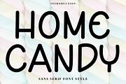 Home Candy, a Sans Serif Font by InermediaSTUDIO (Thumbnail 1 of 7)