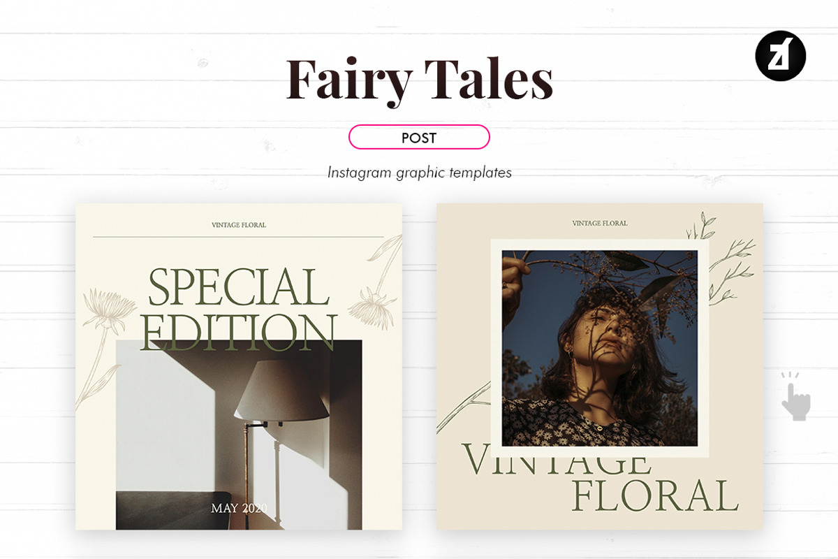 Fairy tales social media template, a Social Media Template by Chanut is industries (Photo 4 of 11)