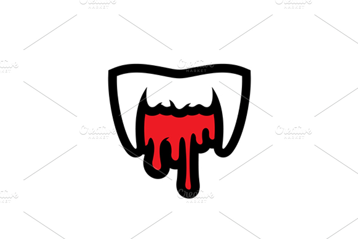 Vampire Teeth, an Illustration by Steinar Logo