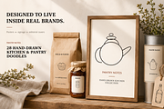 28 Hand-Drawn Kitchen Doodles, a Food Illustration by Designs24hr (Thumbnail 3 of 9)