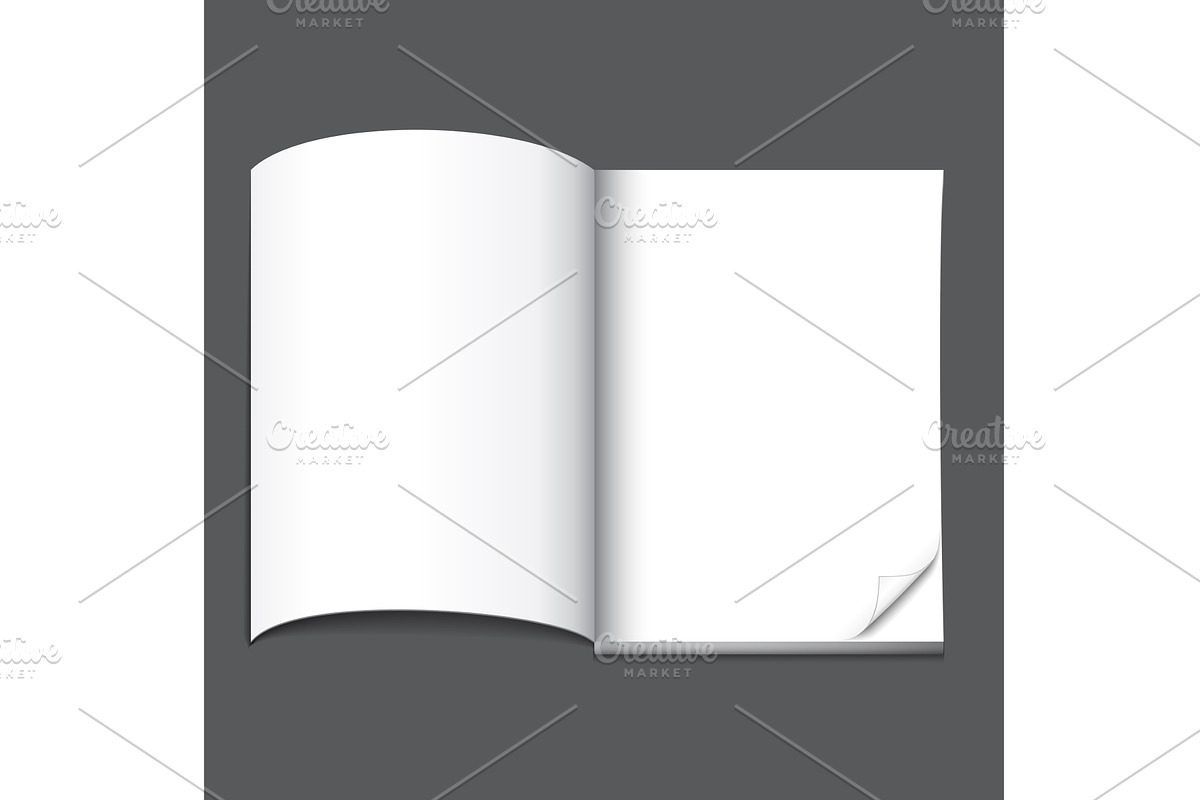 blank magazine page, an Object Illustration by piter.goskov