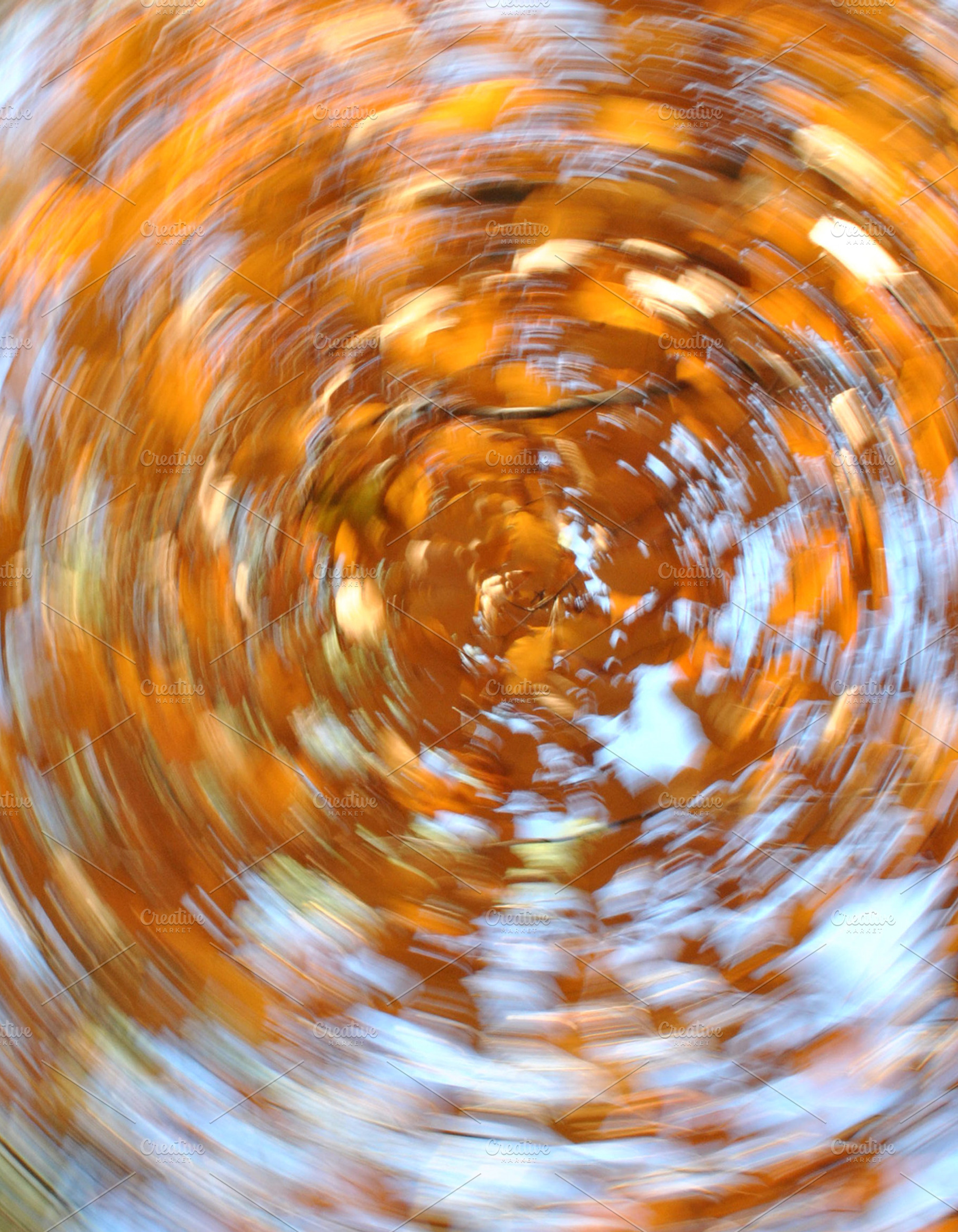 Twist of autumn's leaves stock photo containing abstract and autumn, a Nature Photo by Bloor