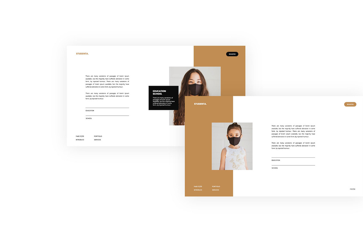 Studenta - An Education Presentation, a Presentation Template by Universitype (Photo 2 of 9)