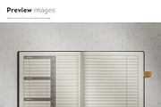 Planner / Notebook Mockup, a Books & Magazine Mockup by WebAndCat (Thumbnail 5 of 6)