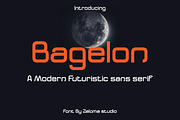 Bagelon, a Sans Serif Font by Zaloma Studio (Thumbnail 1 of 15)