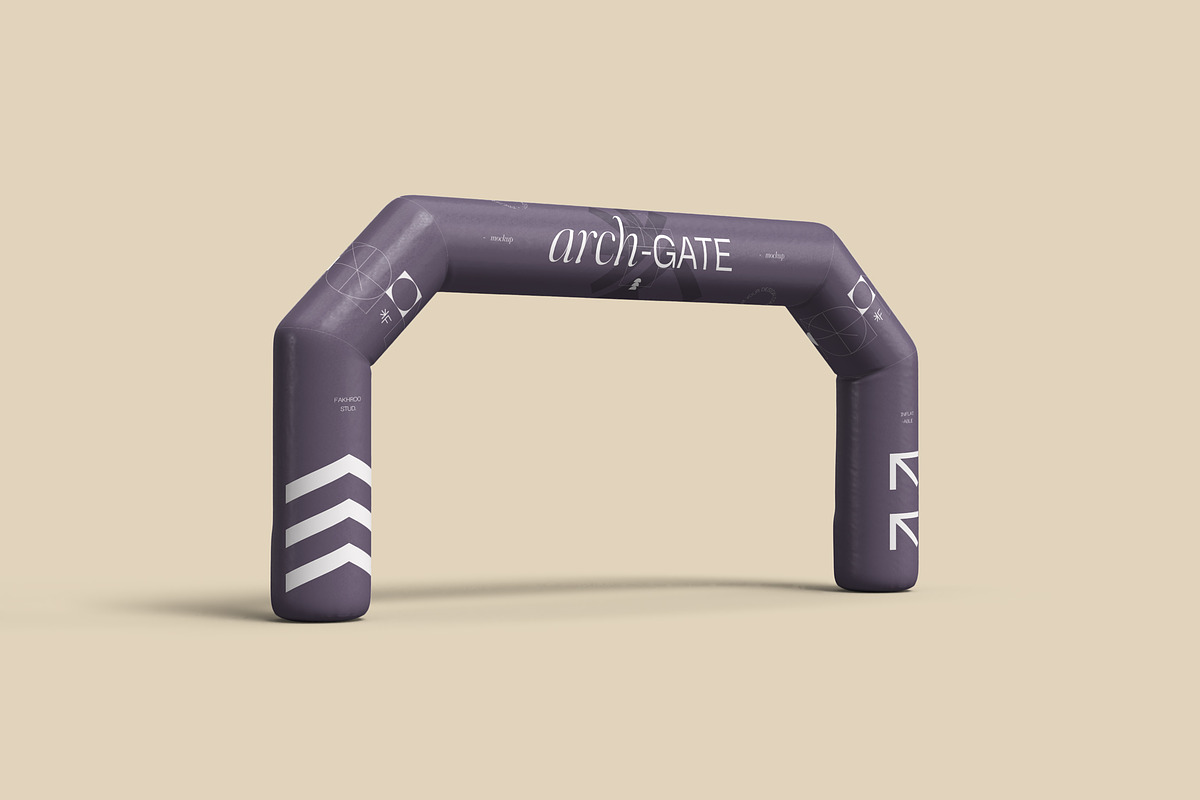 Event Inflatable Arch Gate Mockups, an Advertising Mockup by fakhroo (Photo 4 of 4)