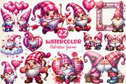 Pink Valentine Gnome in Love Bundle, an Illustration by CreationArt (Thumbnail 1 of 5)