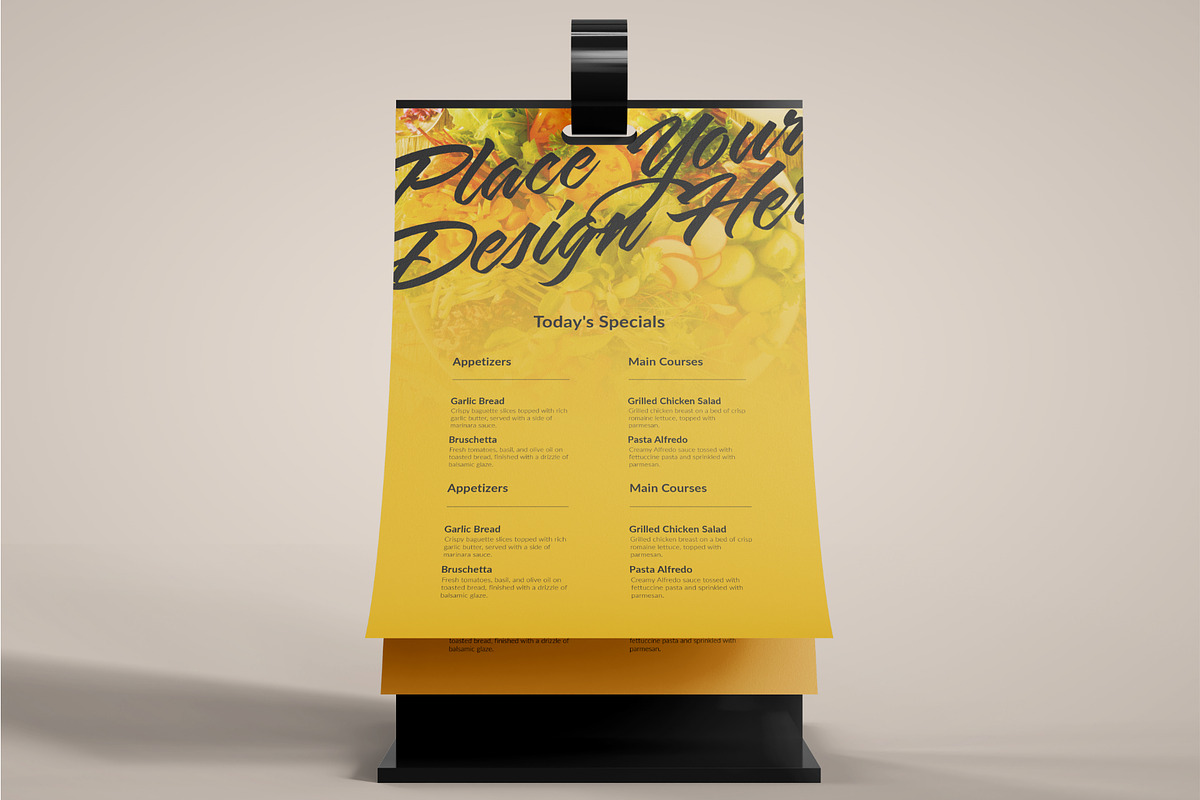 Table Tent Card Mockup, an Advertising Mockup by Muhazdinata (Photo 4 of 11)