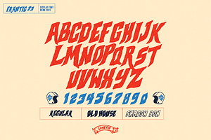 Frantic73 - A Display Font