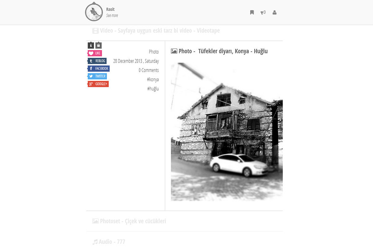 Rasit - Clean Tumblr Theme, a Websites & App Template by mselmany (Photo 4 of 5)