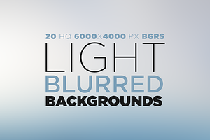 Light Blurred Backgrounds