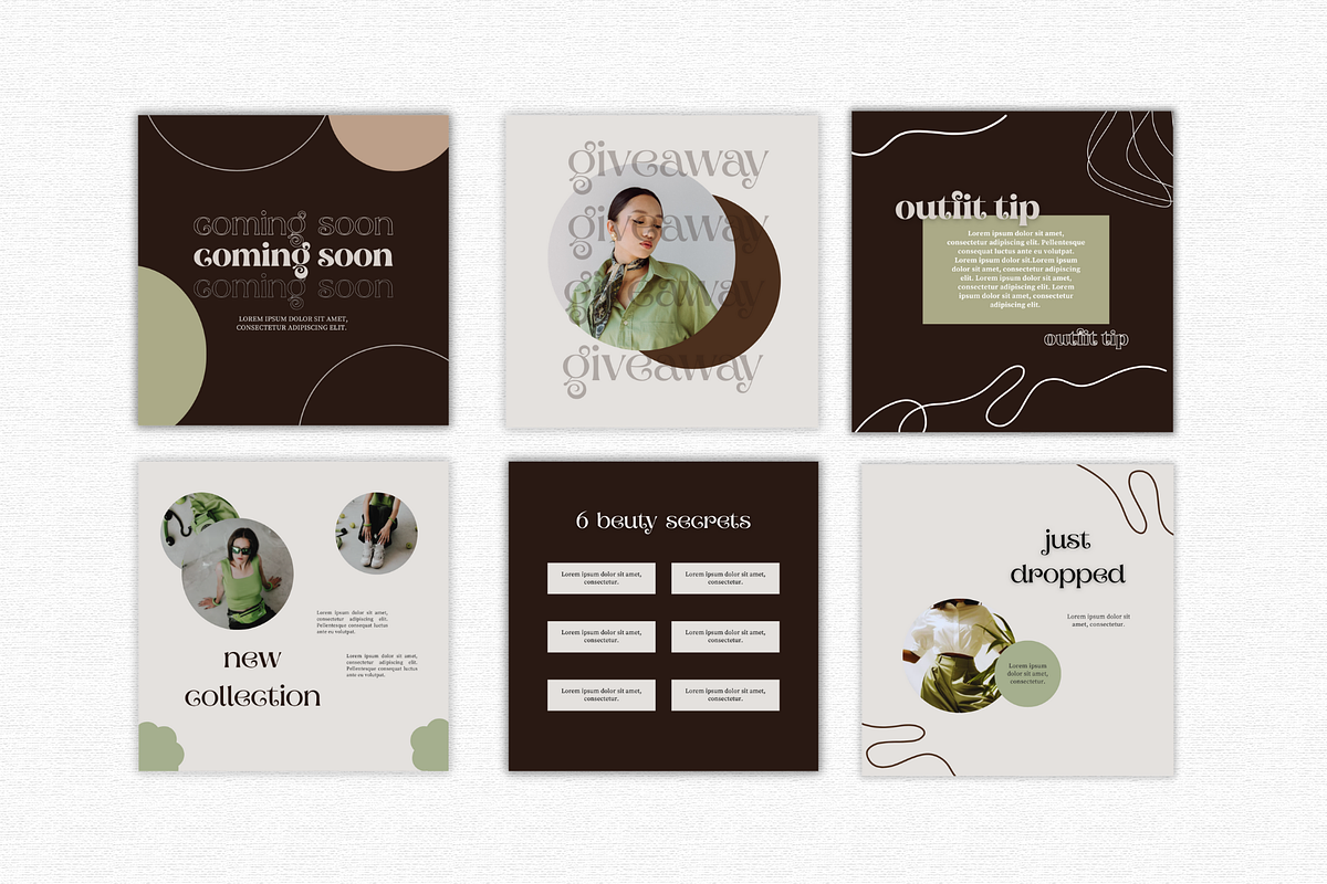 Editorial Fresh Instagram Templates, a Social Media Template by Lumisse Studio (Photo 7 of 10)