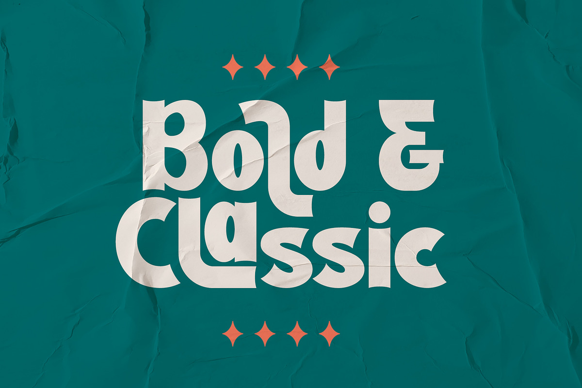 Zentaro - Retro Serif Font, a Sans Serif Font by Letterara (Photo 8 of 14)