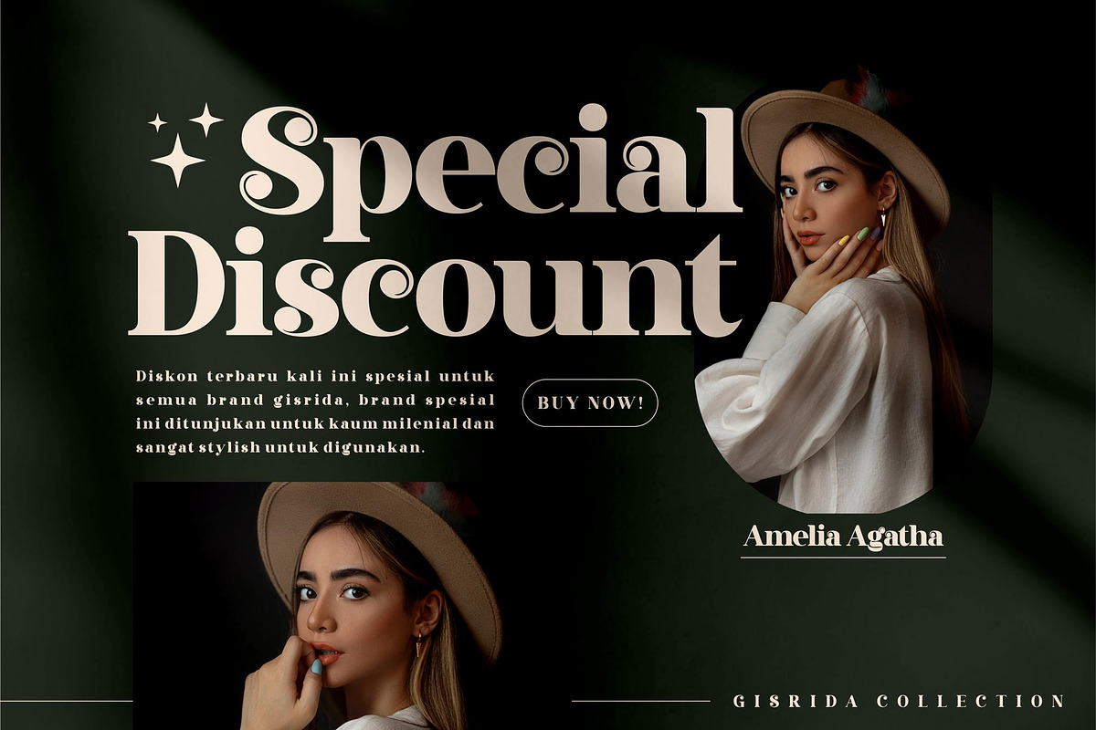 Gisrida Modern Serif Font, a Serif Font by Storytype Studio (Photo 3 of 8)